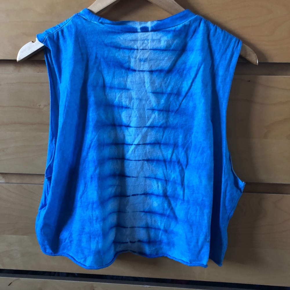 •4/$30• Vans Tye Dye Blue Crop Top Tank - Picture 6 of 7